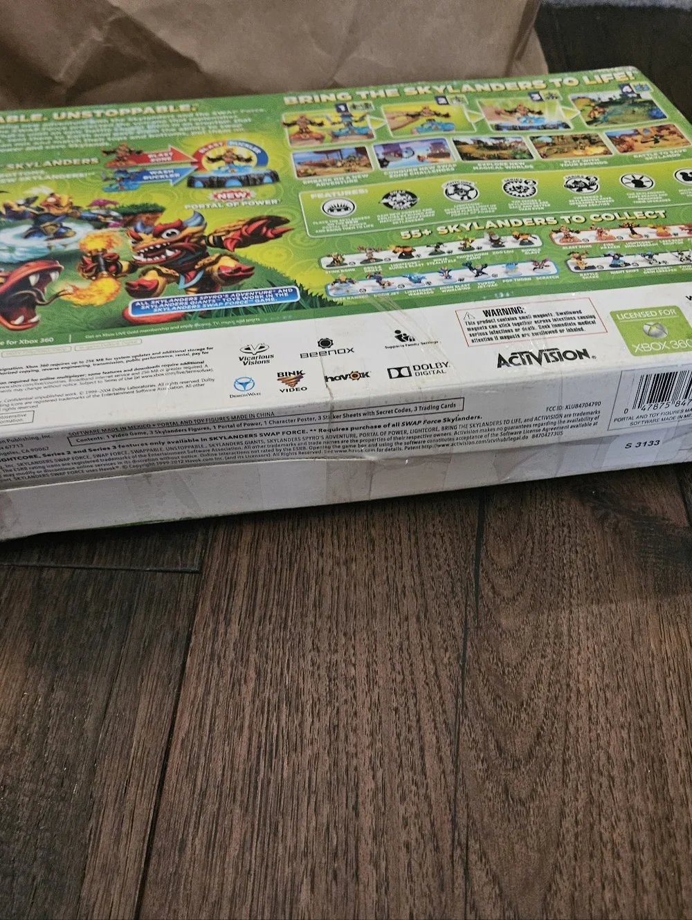 Skylanders Swap Force Starter Pack for Microsoft Xbox 360 Damaged Box.